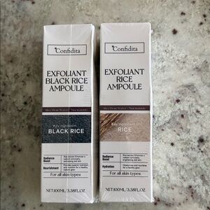 Confidta Exfoliant Black Rice Ampoule Set